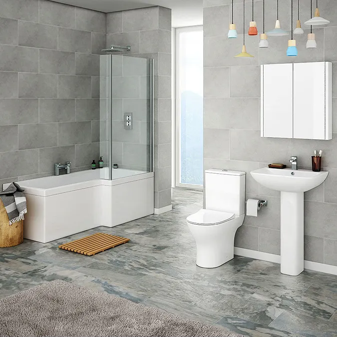 Alps Modern Rimless Short Projection Toilet + Soft Closing Seat - Image 2