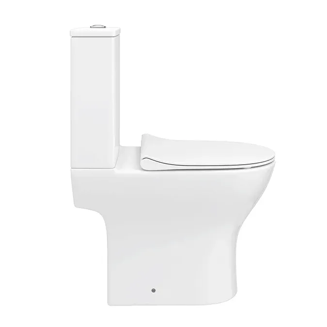 Alps Modern Rimless Short Projection Toilet + Soft Closing Seat - Image 6