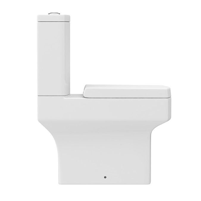 Arezzo Square Close Coupled Toilet + Soft Close Seat - Image 4