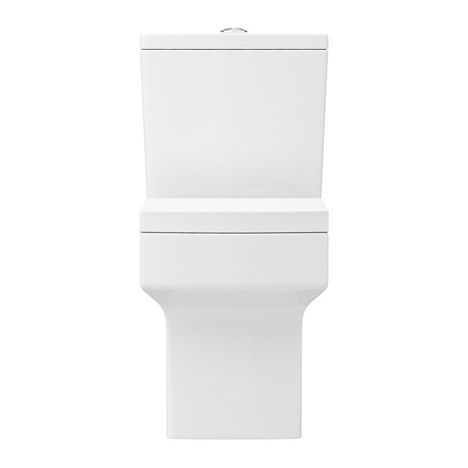 Arezzo Square Close Coupled Toilet + Soft Close Seat - Image 5