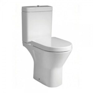 RAK Resort Maxi Rimless Close Coupled Full Access Toilet + Quick Release Soft Close Urea Seat