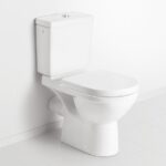 Villeroy and Boch O.novo Close Coupled Toilet (Side/Rear Entry Water Inlet) + Soft Close Seat