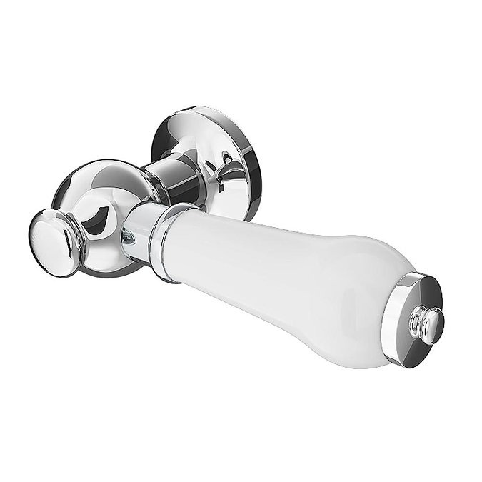 Winchester Close Coupled Traditional Toilet with Beech Toilet Seat - Image 2
