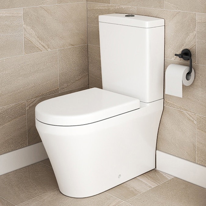 Toronto BTW Close Coupled Toilet with Soft-Close Seat - Fizzy Bath