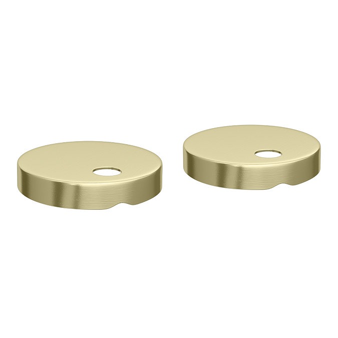 Arezzo Compact Close Coupled Toilet with Soft Close Seat (Brushed Brass Flush + Hinges) - Image 3