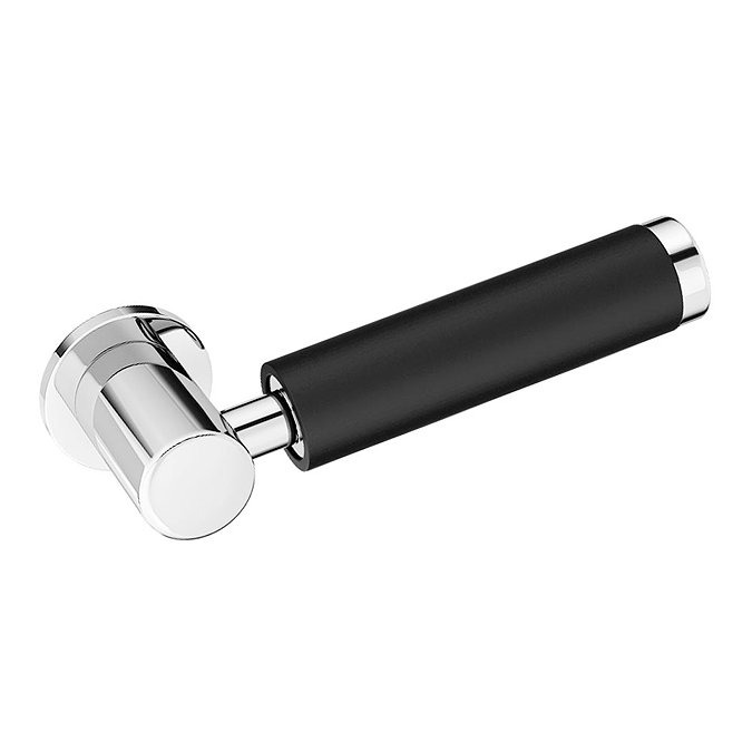 Arezzo Traditional Toilet with Chrome + Matt Black Lever - Image 2