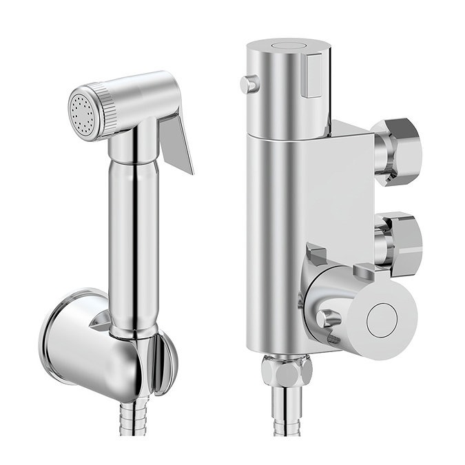 Arezzo BTW Close Coupled Toilet with Douche Kit and Soft Close Seat - Image 6