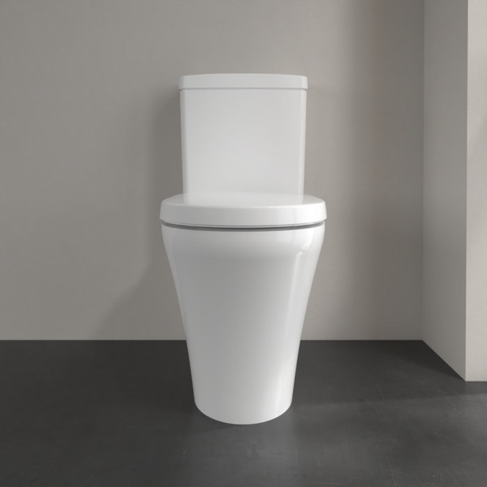 Villeroy & Boch O.Novo Comfort Height BTW Close Coupled Toilet with Soft Close Seat - Image 2