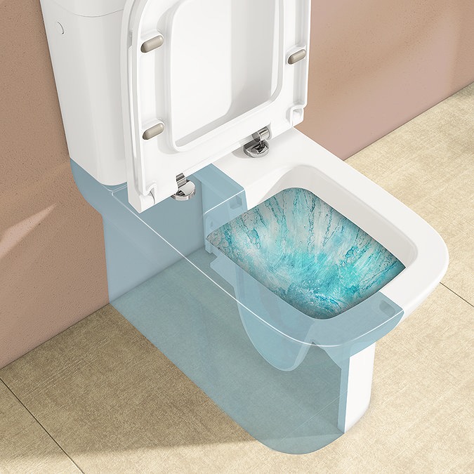 VitrA S20 Model Close Coupled Toilet (Closed Backed) - Image 5