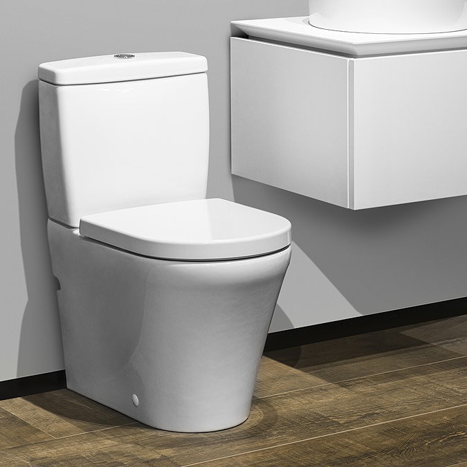 Villeroy and Boch O.novo Combi-Pack BTW Close Coupled Toilet + Soft Close Seat - Image 2
