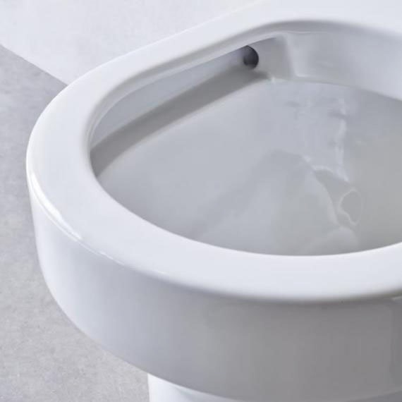 Britton Bathrooms Curve2 Rimless Close Coupled Back-to-Wall Toilet + Soft Close Seat - Image 2