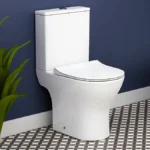 Alps Modern Rimless Short Projection Toilet + Soft Closing Seat