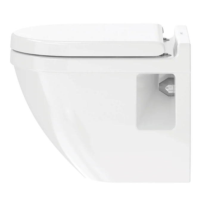 Duravit Starck 3 Compact Wall Hung Toilet Pan + Seat - Image 7