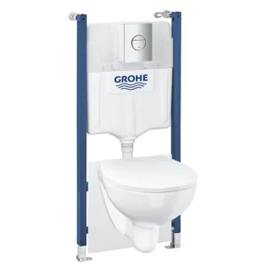 Grohe Solido Compact Bau Ceramic Rimless 5-in-1 Pack