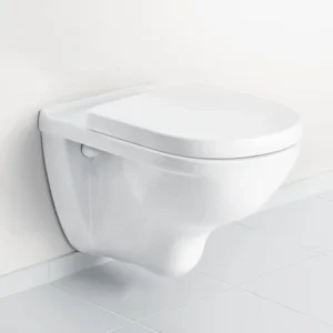 Villeroy and Boch O.novo DirectFlush Rimless Wall Hung Toilet w/ Soft Close Seat