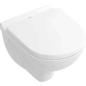 Villeroy and Boch O.novo Compact Wall Hung Toilet + Soft Close Seat