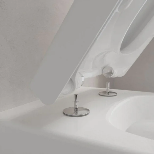 Villeroy and Boch Subway 2.0 DirectFlush Rimless Wall Hung Toilet + Soft Close Seat - Image 3