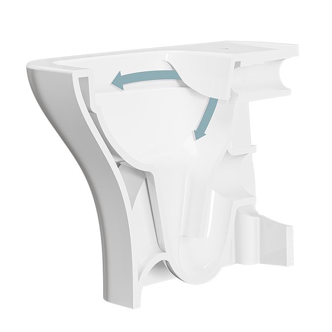 VitrA Evi Square Rimless Back-to-Wall Toilet with Soft-Close Seat - Image 7