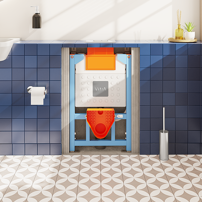 VitrA V-Fix Prime 820mm Frame for Wall Hung Toilets with Dual Flush Cistern - Image 2