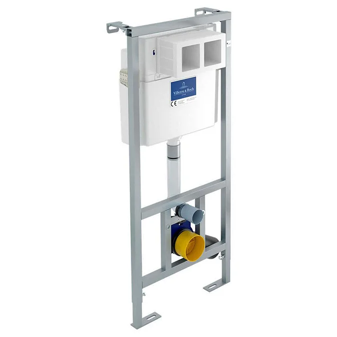 Villeroy and Boch Viconnect Pro 1120mm Toilet Frame + Chrome Flush Plate - Image 4