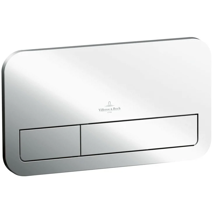 Villeroy & Boch ViPro 2.0 Toilet Frame with Chrome Flush Plate + Architectura Round Wall Hung Toilet - Image 4