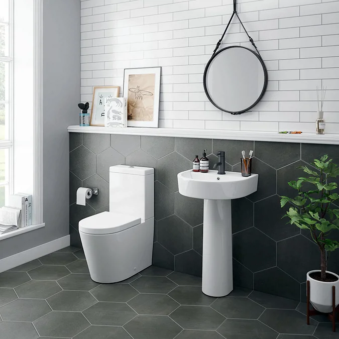 Arezzo BTW Close Coupled Toilet + Soft Close Seat - Image 5