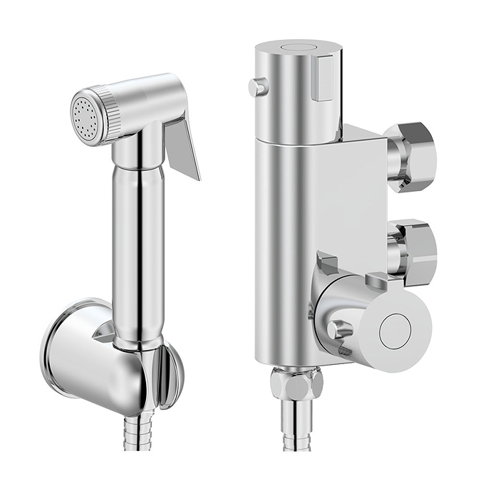 Arezzo BTW Close Coupled Toilet with Douche Kit and Soft Close Seat - Image 5