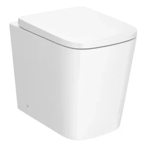 Arezzo Square Short Projection BTW Rimless Toilet + Soft Close Seat
