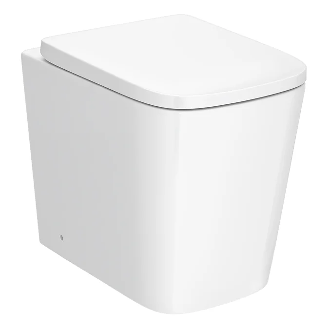 Arezzo Square Short Projection BTW Rimless Toilet + Soft Close Seat