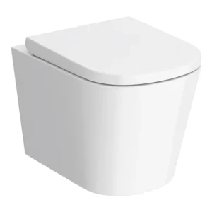Arezzo Square Wall Hung Rimless Toilet incl. Soft Close Seat