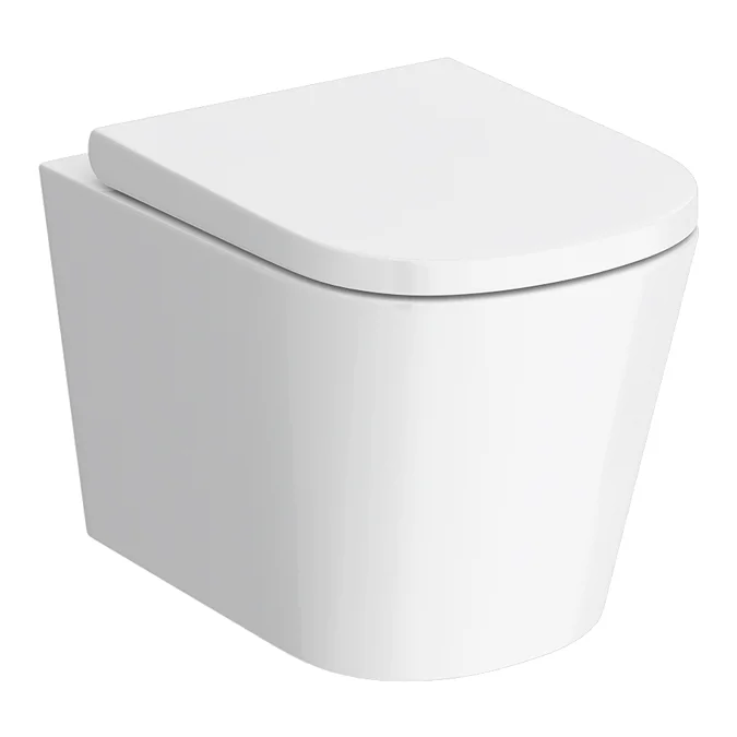 Arezzo Square Wall Hung Rimless Toilet incl. Soft Close Seat