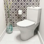 Orchard Derwent Round Compact Corner Close Coupled Toilet with Slimline Soft Close Toilet Seat