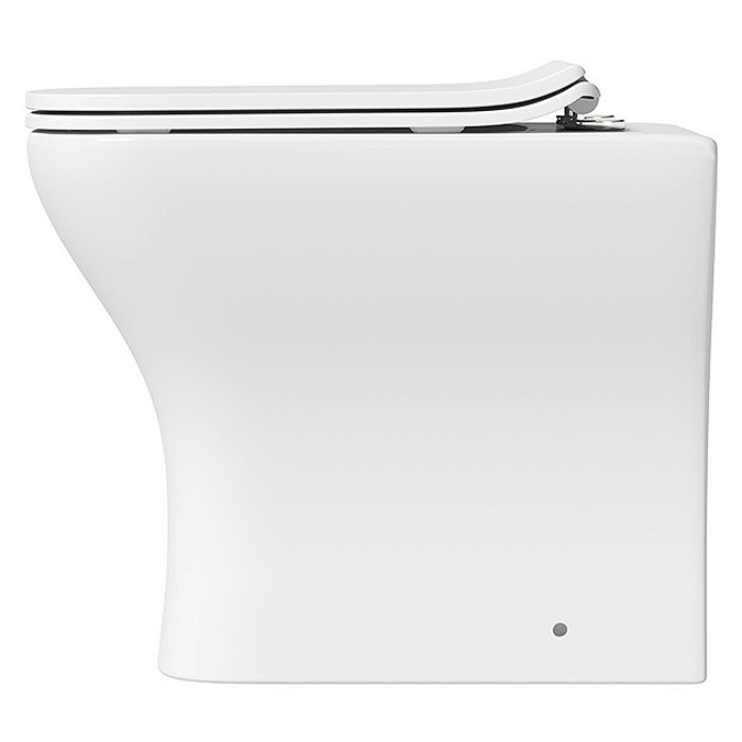 Orchard Derwent Square Compact Back to Wall Toilet with Soft Close Slim Seat - Image 4