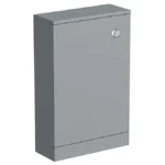 Clarity 500mm Satin Grey Back-to-Wall Toilet Unit Only (200mm Depth)