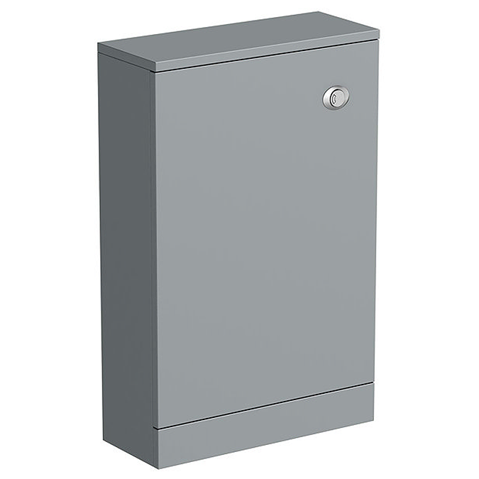 Clarity 500mm Satin Grey Back-to-Wall Toilet Unit Only (200mm Depth)