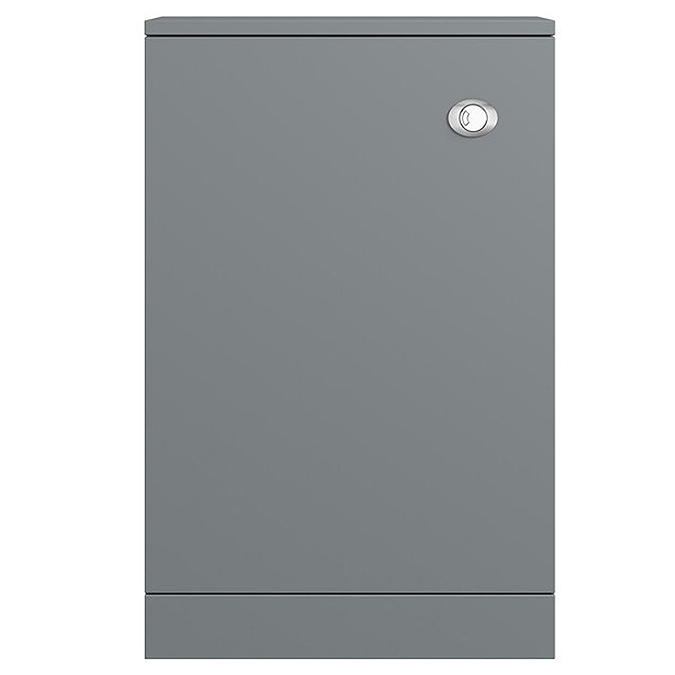 Clarity 500mm Satin Grey Back-to-Wall Toilet Unit Only (200mm Depth) - Image 2