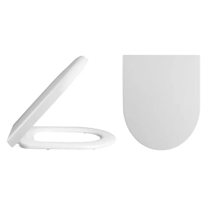 Hudson Reed Luna Flush to Wall Toilet + Soft Close Seat - Image 4