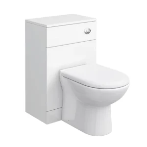 Cove Gloss White WC Unit Only - 500mm Wide x 300mm Deep