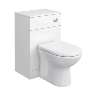 Cove Gloss White WC Unit Only - 500mm Wide x 330mm Deep