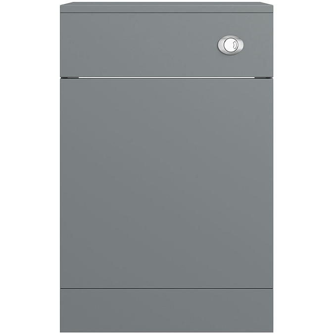 Orchard Elsdon Stone Grey Slimline 500mm Back to Wall Toilet Unit - Image 5