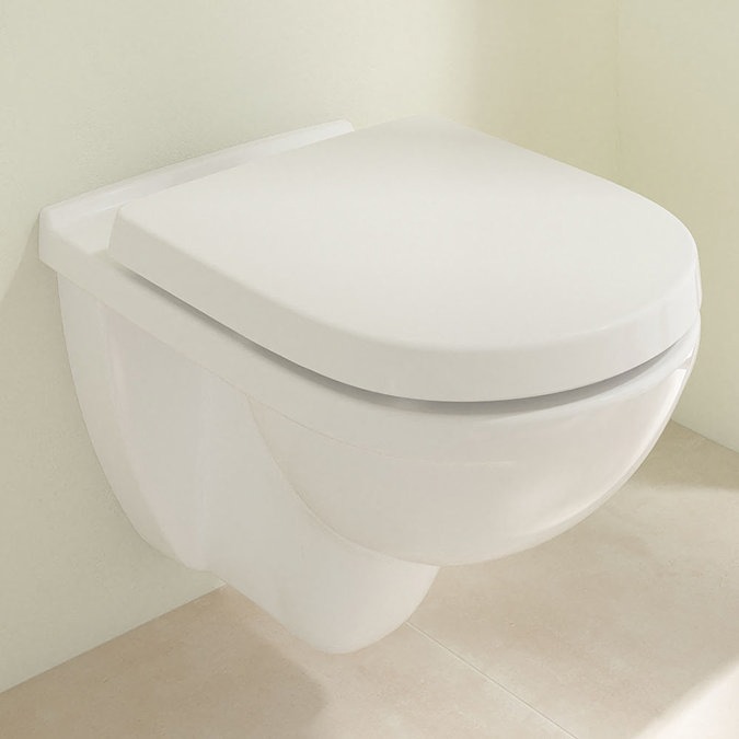 Villeroy and Boch O.novo Wall Hung Toilet + Soft Close Seat