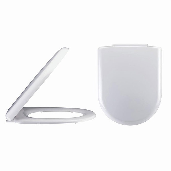Alaska Comfort Height Back to Wall Toilet Pan + Soft Close Seat - Image 2