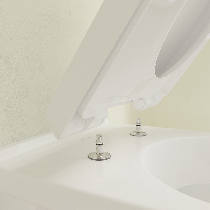 Villeroy and Boch O.novo Wall Hung Toilet + Soft Close Seat - Image 2