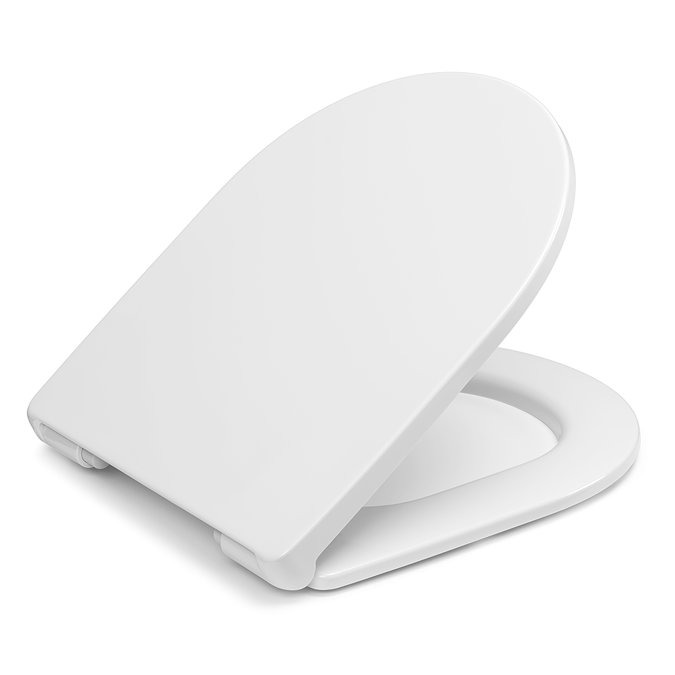 Vienna Short Projection Cloakroom Toilet with Slim Seat - Image 2