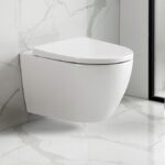 EcoDelux Gloss White WhirlFlush Wall Hung Pan & Soft Close Seat