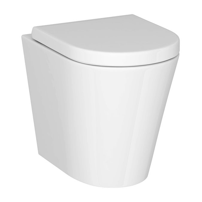 Arezzo Back to Wall Toilet + Soft Close Seat - Image 2