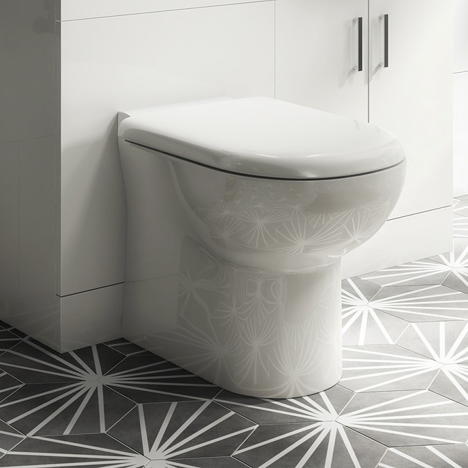 Back To Wall Toilet with Soft Close Seat + Concealed Cistern - Image 2