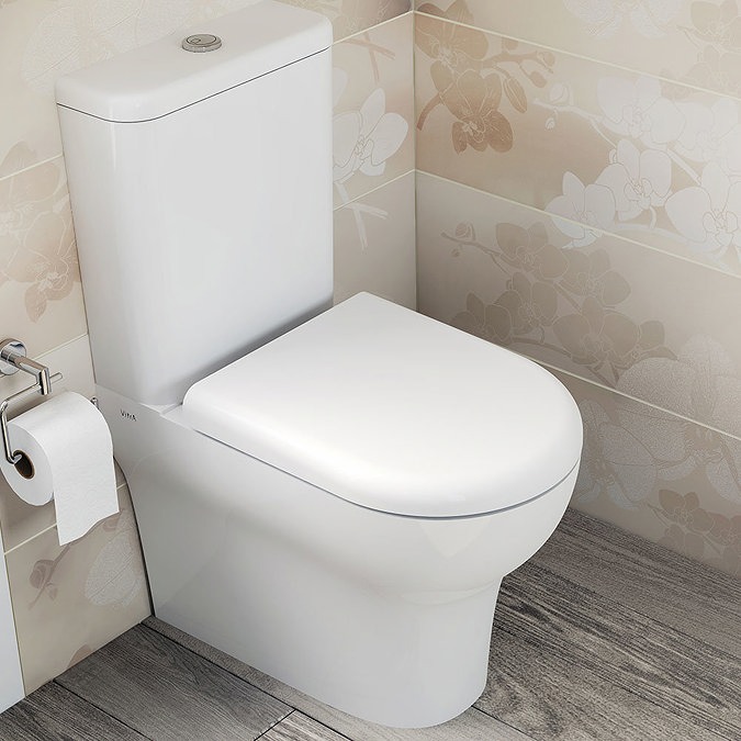 VitrA Zentrum Rimless BTW Close Coupled Toilet - Image 4