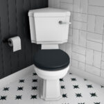 Chatsworth Traditional Corner Toilet with Soft Close Seat - Space-Saving Ceramic WC