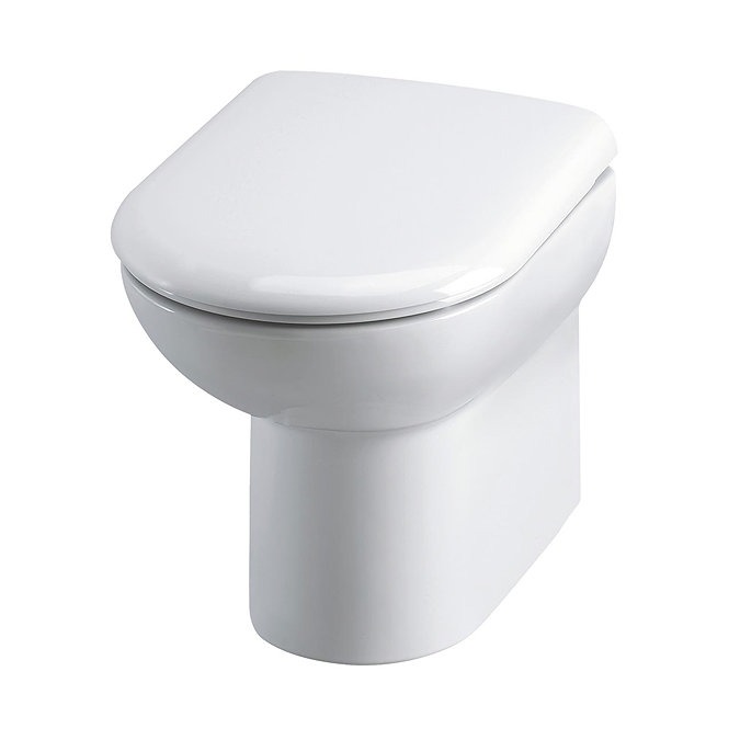 Alaska Rimless Back to Wall Toilet Pan + Soft Close Seat - Image 4